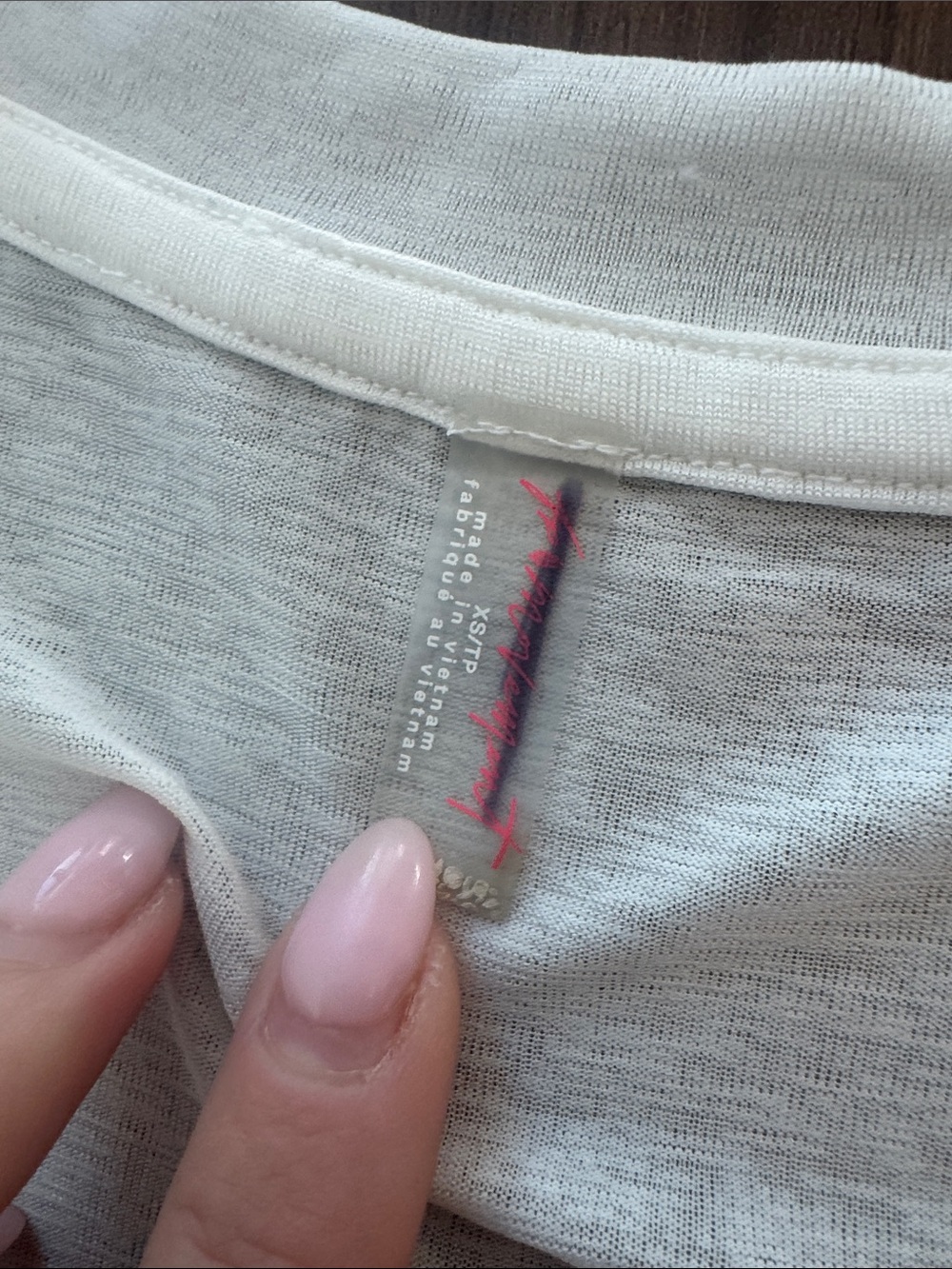 Free People White V-Neck Cropped Tank - Picture 2 of 2